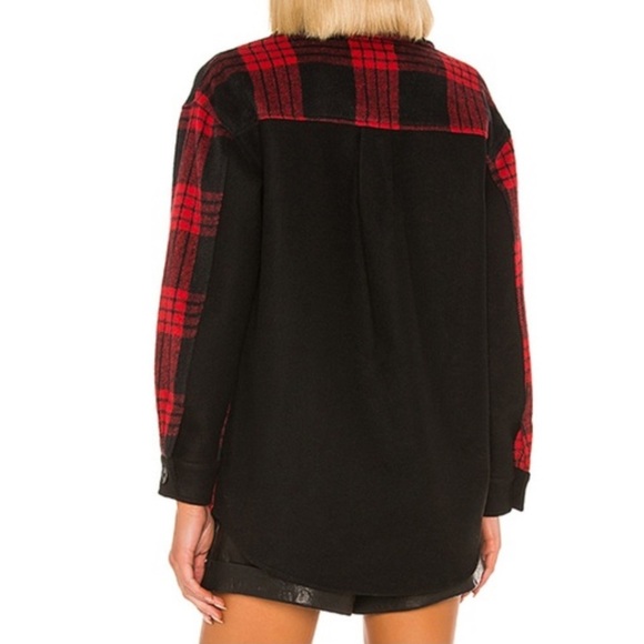 John + Jenn Baxter Jacket Red Plaid Shacket Shirt Jacket - Women’s‎ XS - Picture 10 of 10